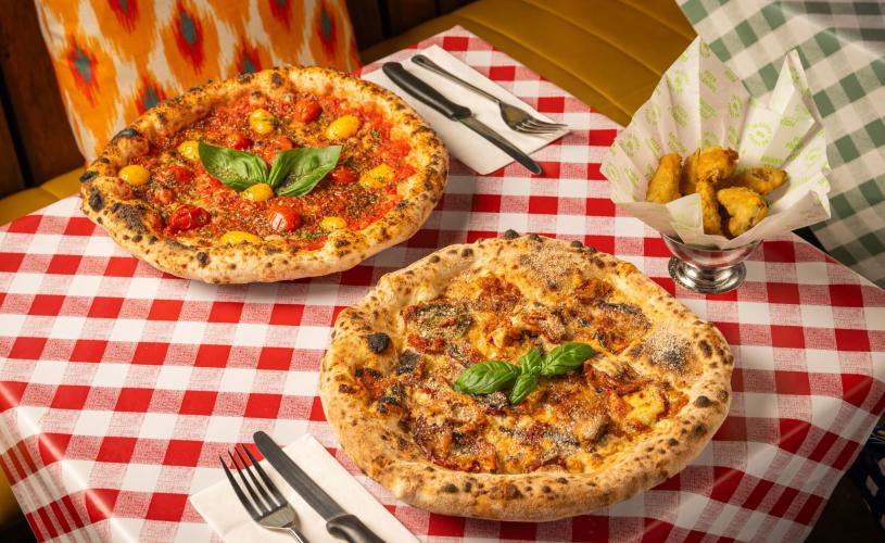 Pizzas at Pizza Pilgrims