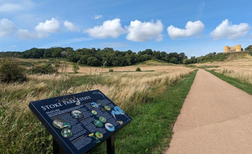 Stoke Park Estate on the northern side of the M32 motorway in East Bristol - credit Bristol Parks