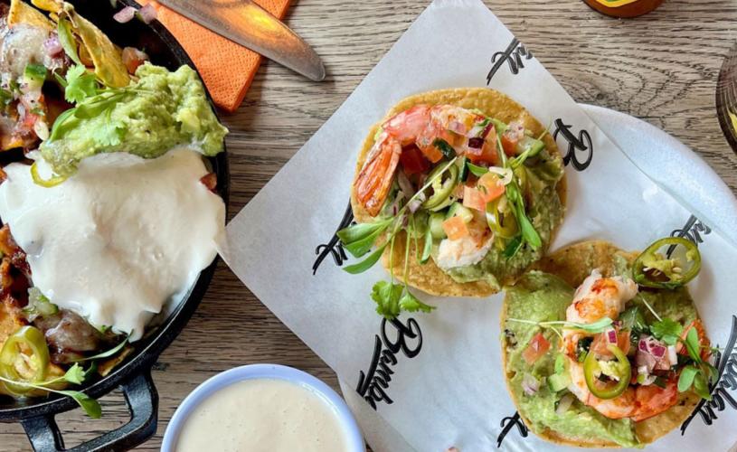 Nachos and tacos at Bambalan in Bristol - credit Bambalan