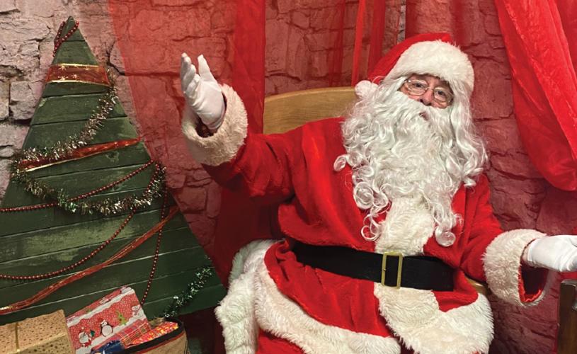 Santa at Old Down Country Park - credit Old Down Estate