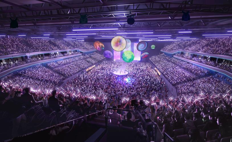 Aviva Arena Bowl visualisation - credit YTL Live