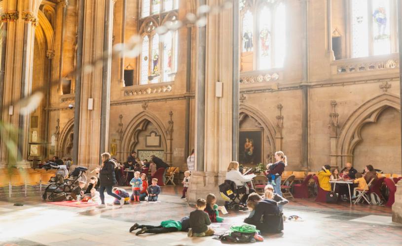 Crafty Cathedral event at Bristol Cathedral - credit Bristol Cathedral