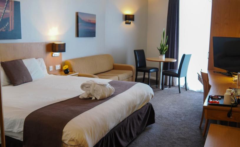 Accessible room at Future Inns Bristol Cabot Circus Hotel Credit Mark Ashbee