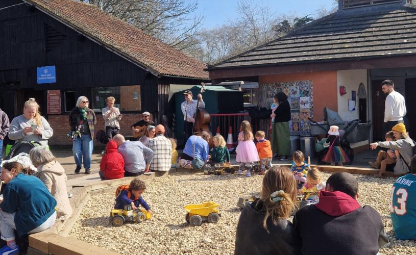 Play area at Windmill Hill City Farm in South Bristol - credit Windmill Hill City Farm