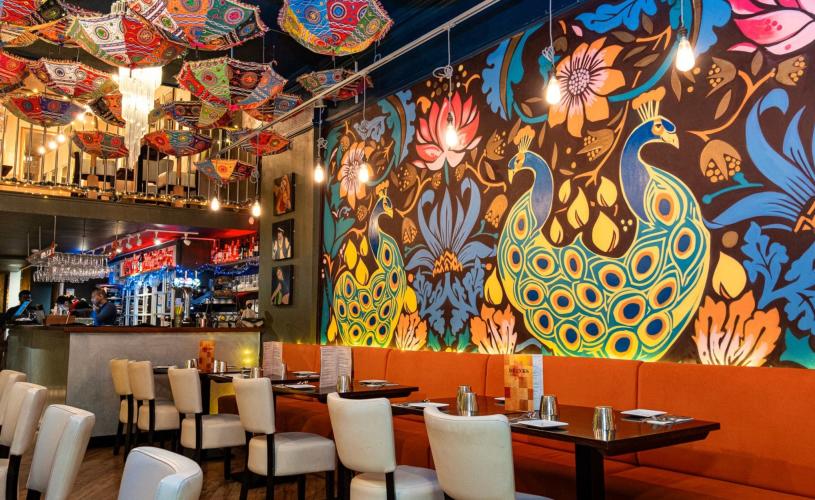 Restaurant interior at Nutmeg in Clifton, Bristol - credit Nutmeg