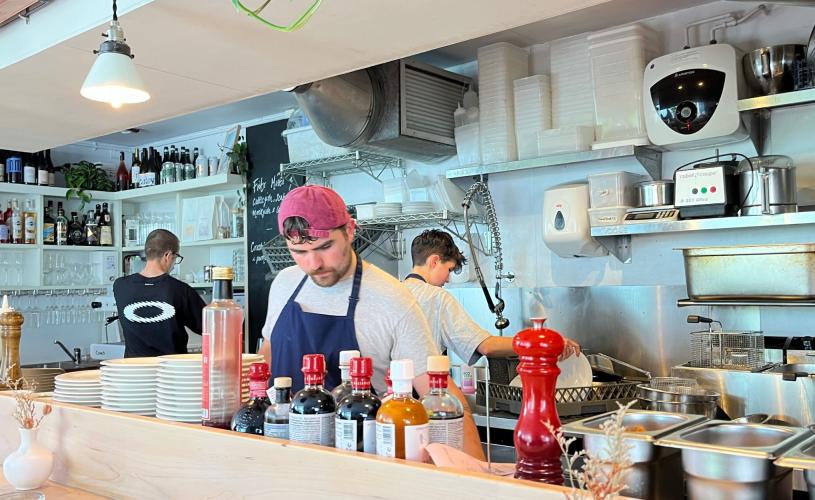 Interior of RAGU restaurant in Bristol - credit RAGU