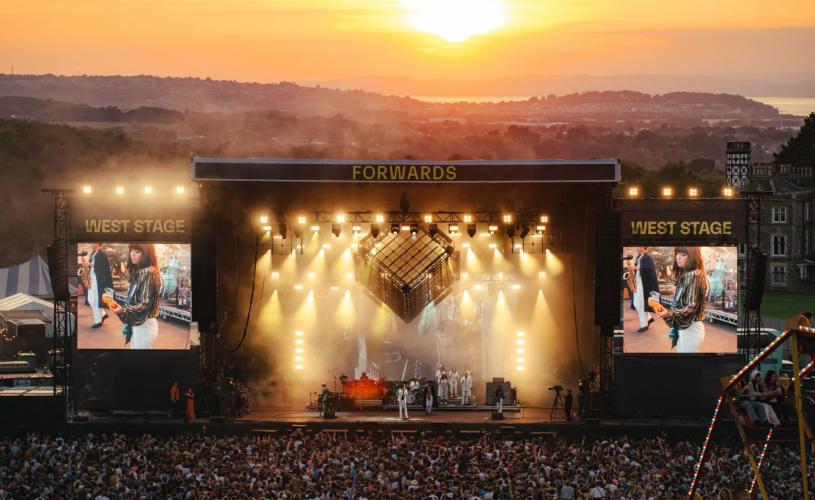 Forwards Festival Bristol at sunset - credit khaliphotography
