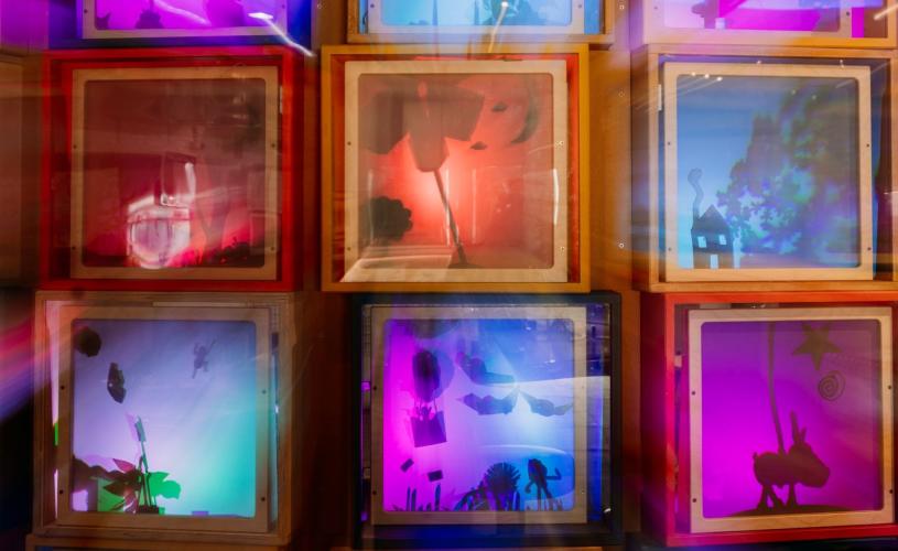 Light exhibit at We The Curious, Bristol - credit Alastair Brookes - KoLAB Studios