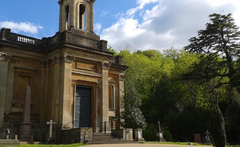 Anglican Chapel at Arnos Vale Cemetery in Bristol