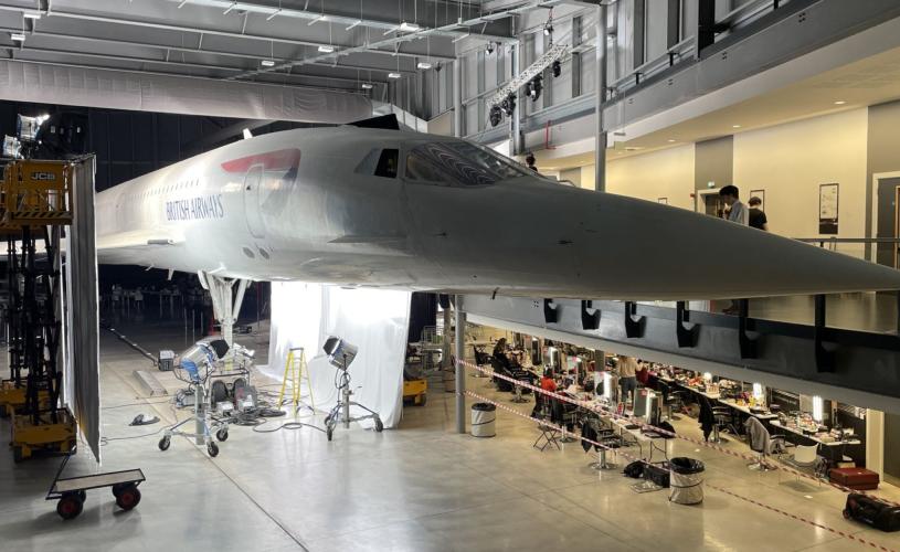 Rivals filming at Aerospace Bristol - credit Adam Jones