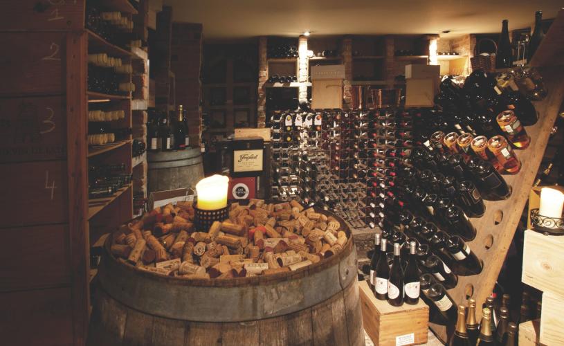 Wine cellar at Hotel Du Vin in central Bristol - credit Hotel Du Vin