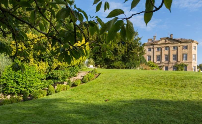 An aerial view of the American Museum & Gardens in Claverton, Bath, near Bristol - credit American Museum & Gardens