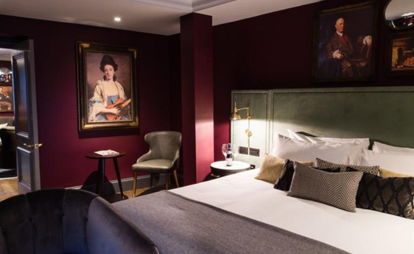 A luxury bedroom at Hotel Du Vin Avon Gorge - credit Hotel Du Vin