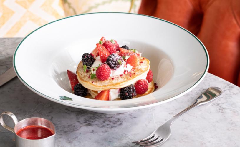 Buttermilk pancakes at The Ivy Clifton Village in Bristol