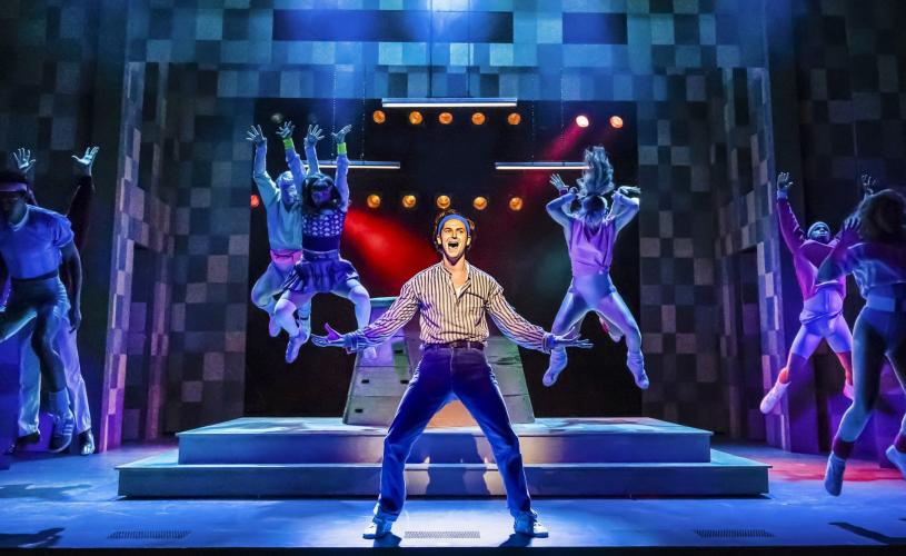 Adam Bregman in Starter for Ten at Bristol Old Vic - CREDIT Pamela Raith