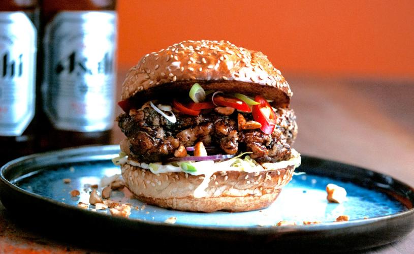 KFC burger at the Burger Theory restaurant in Bristol's Old City - credit Burger Theory