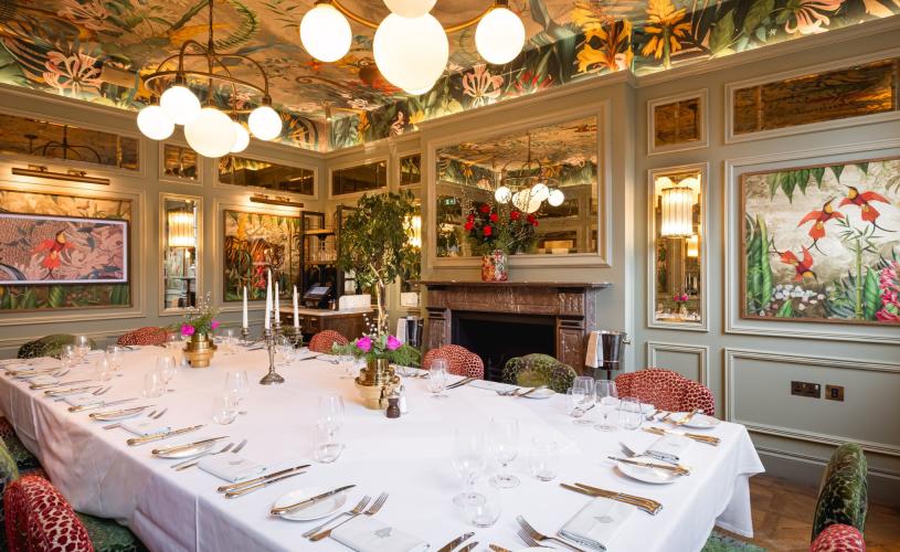 Private dining room at The Ivy Clifton Brasserie - credit Paul Winch-Furness