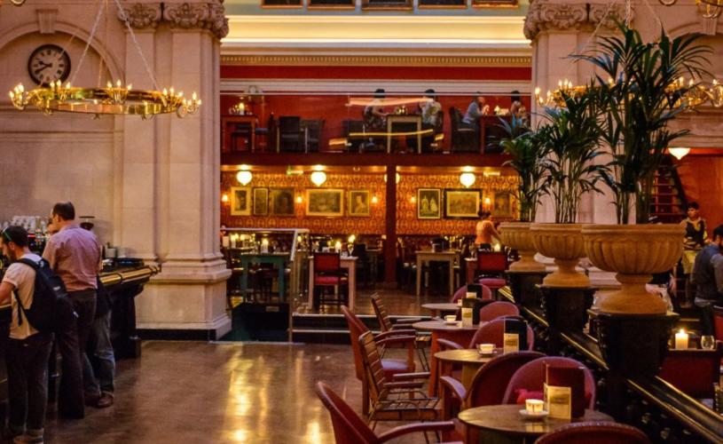 Interior of Cosy Club Bristol at night - credit Cosy Club