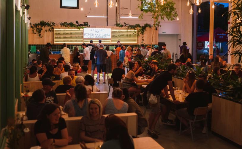 Interior of the Wiper & True Taproom in Bristol - credit Wiper & True