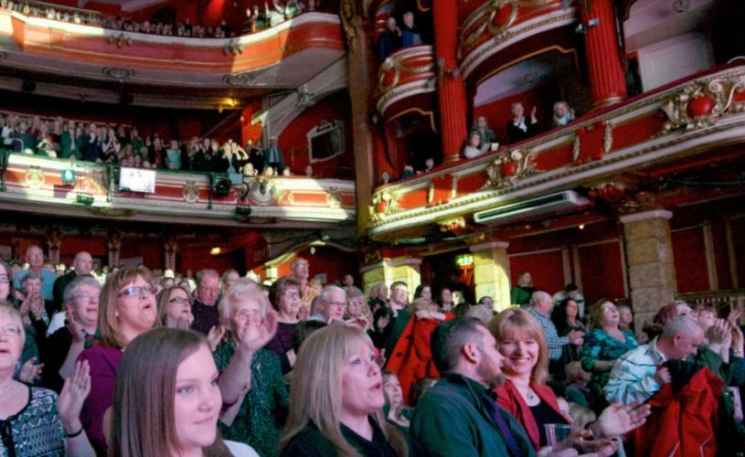 Audience at Bristol Hippodrome