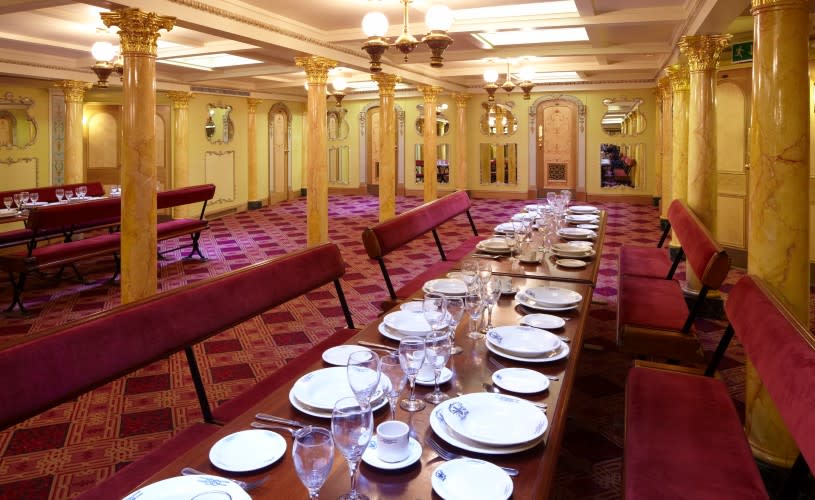 First Class Dining Saloon at Brunel's SS Great Britain in Bristol - credit Brunel's SS Great Britain