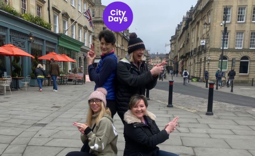 CityDays Teambuilding group in Bath city centre during activity