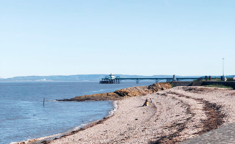 Clevedon seafront - credit Discover Clevedon