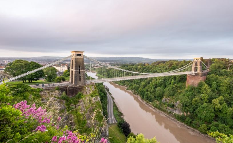 A view of the Clifton Suspension Bridge in West Bristol - credit Lee Pullen Photography for Clifton Suspension Bridge Trust