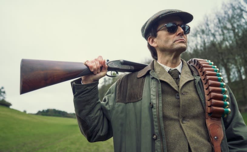 David Tennant as Lord Tony Baddingham in Rivals - credit Disney+