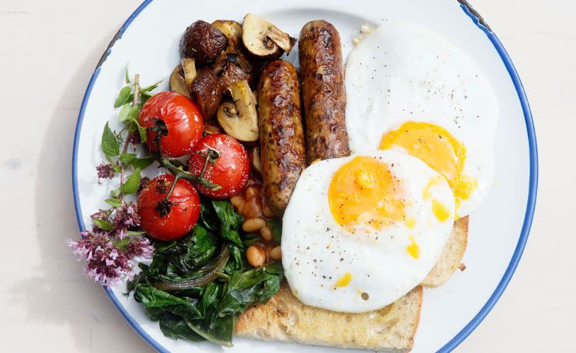 Full cooked breakfast at Windmill Hill City Farm Cafe - credit Windmill Hill City Farm Cafe