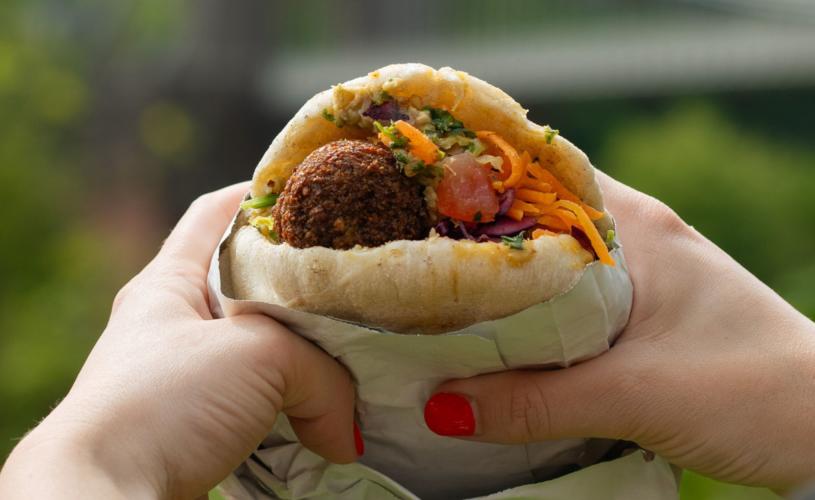 Filled pitta sandwich - credit Eat a Pitta