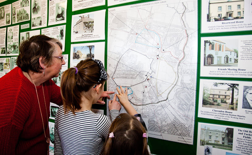 Displays at Frenchay Museum - credit Frenchay Museum
