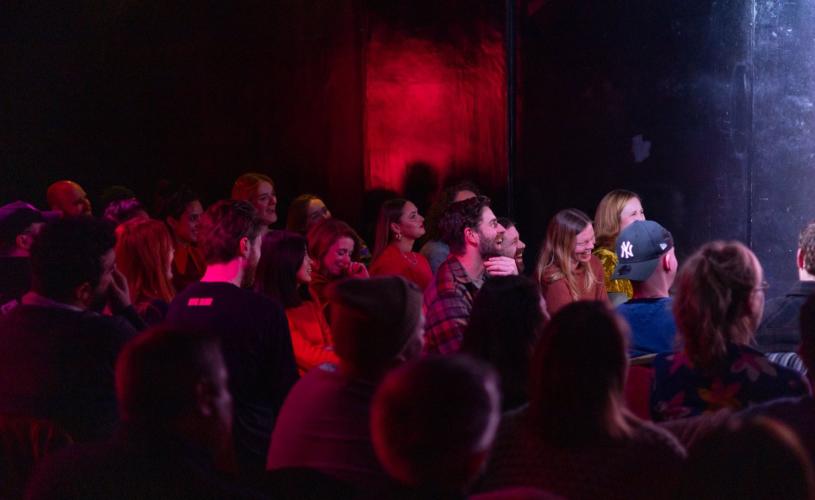 Gaffe Comedy Club Crowd