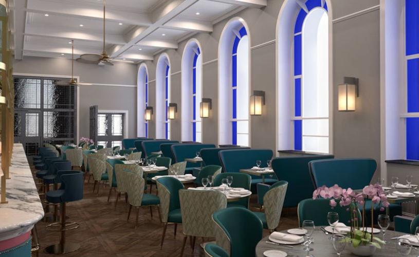 Interior of Harbour Kitchen at Bristol Harbour Hotel
