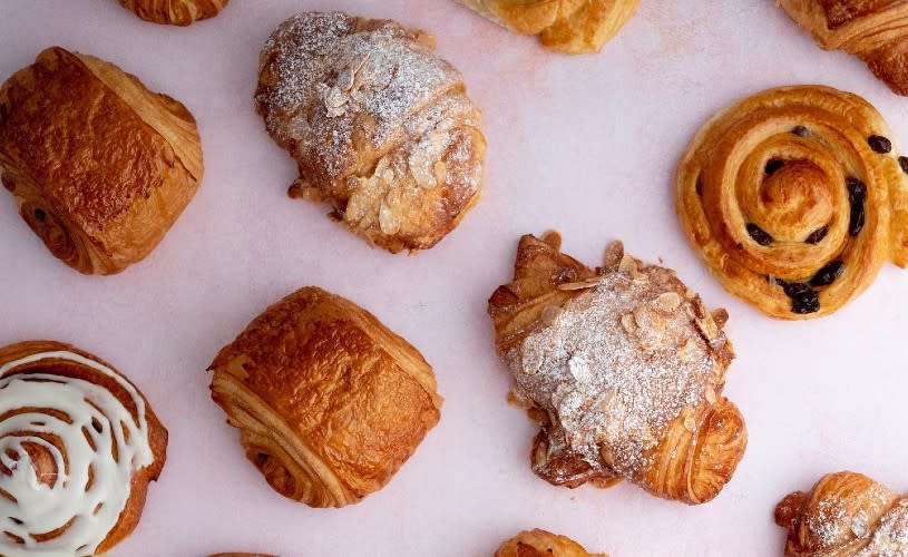 A tray of assorted pastries - Credit Hobb's House bakery