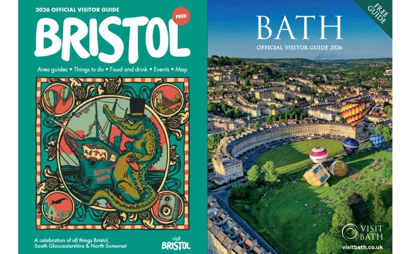 Visit Bristol and Visit Bath Visitor Guides 2026 - credit Visit West
