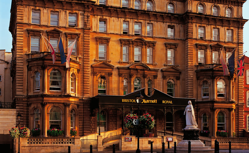 Statue of Queen Victoria outside Bristol Marriott Royal Hotel - credit Marriott