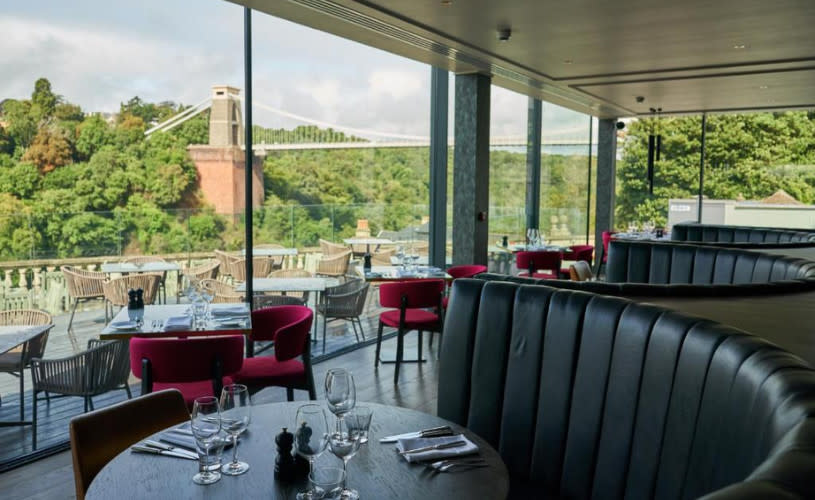 View from Goram & Vincent restaurant at Avon Gorge by Hotel du Vin