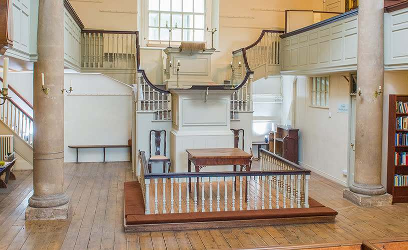 Interior of The New Room in central Bristol - credit The New Room