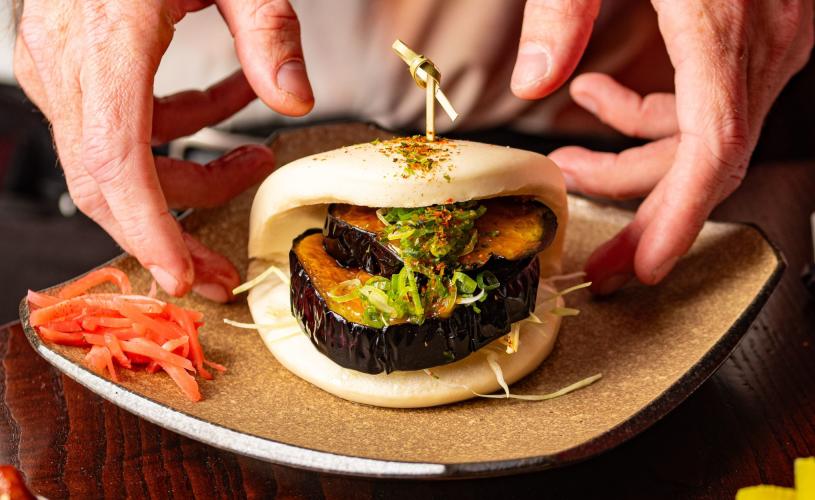 A bao bun at KIBOU in Clifton, West Bristol - credit Nic Crilly-Hargrave
