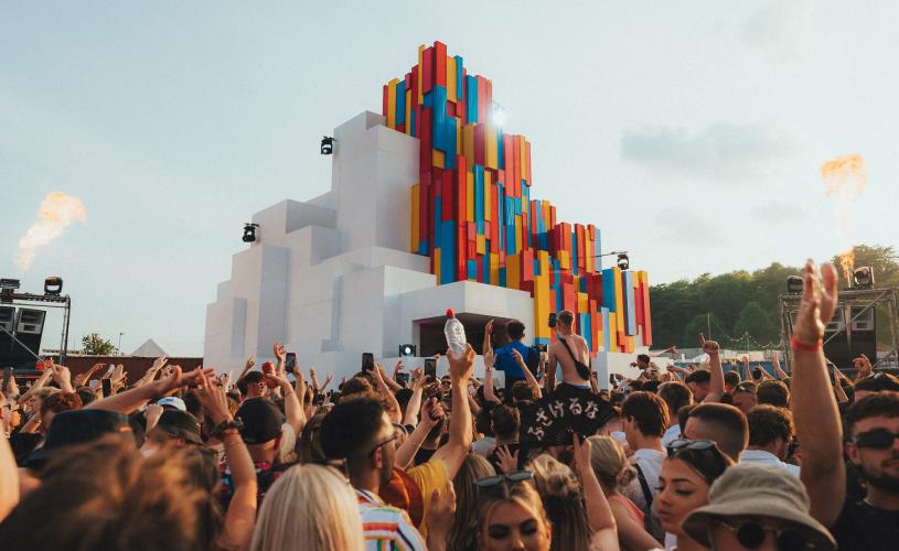 Stage and crowd at Love Saves the Day 2023 - CREDIT Giulia Spadafora