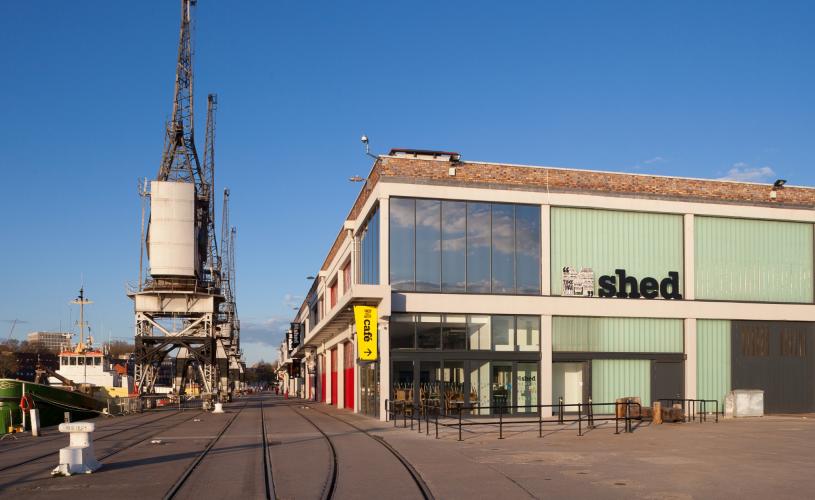 Exterior of the M Shed local history museum on Bristol Harbourside - credit Credit Quintin Lake