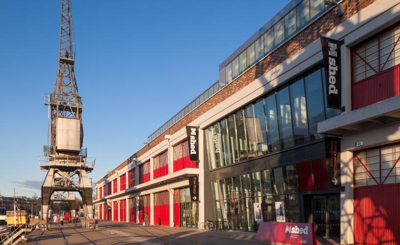 Outside Bristol's M Shed local history museum - credit Quintin Lake Photography