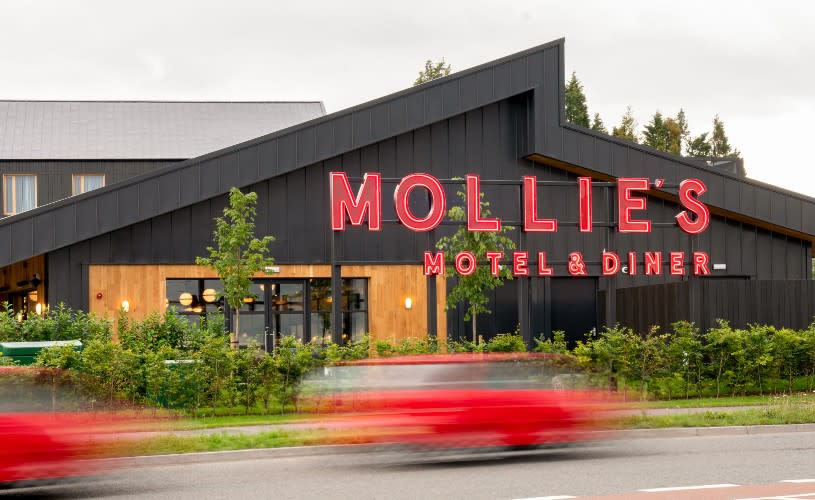 Exterior view of Mollie's Motel and Diner - Credit Mollie's Motel and Diner