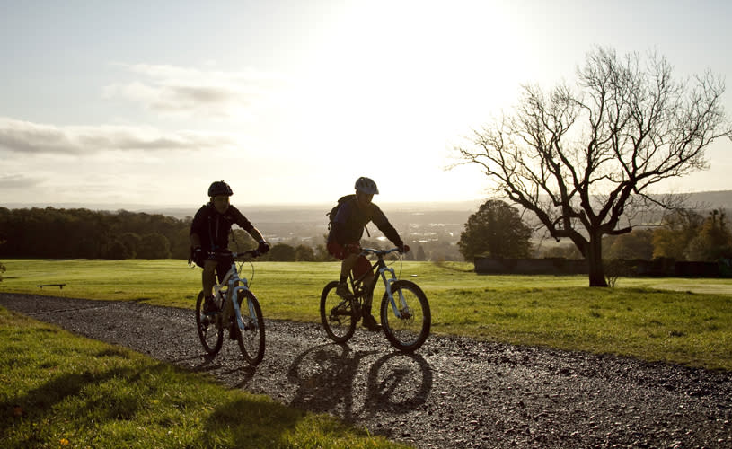 Mountain bike trails in Ashton Court - credit Visit West