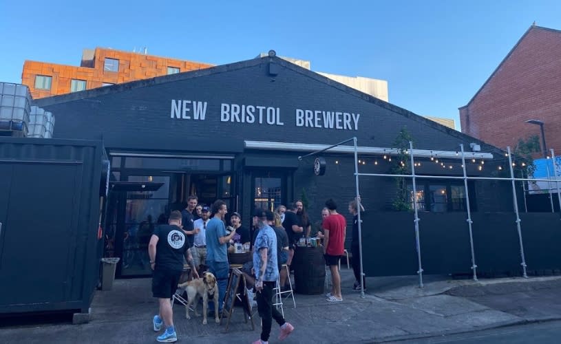People stood outside New Bristol Brewery Taproom - Credit New Bristol Brewery