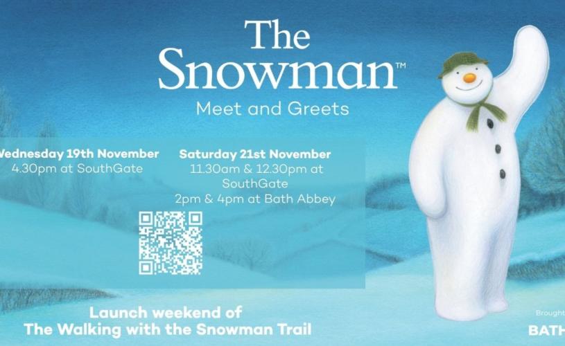 The Snowman Meet and greet poster