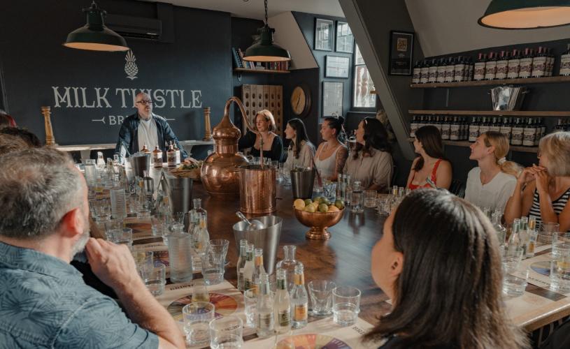 Gin tasting class at The Spirit of Bristol distillery bar