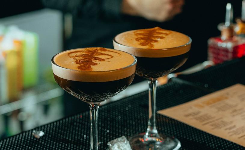 Espresso Martinis at The Bootlegger