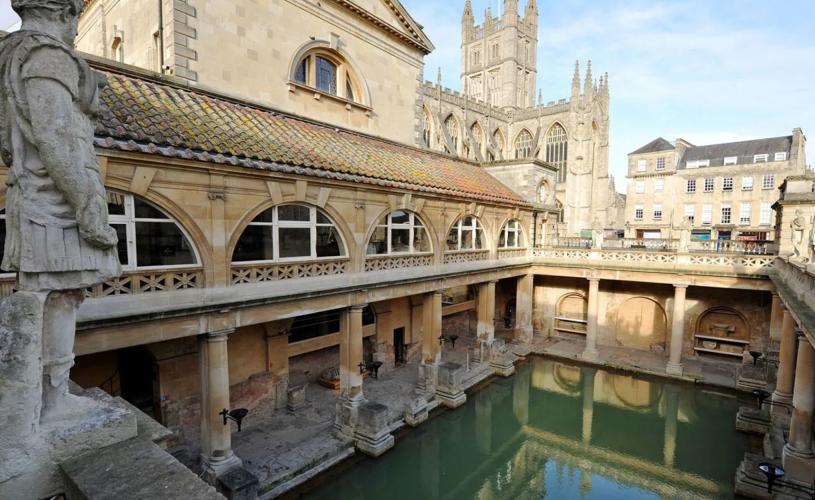 Roman Baths Great Bath and Abbey